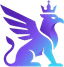 Blinking griffin logo